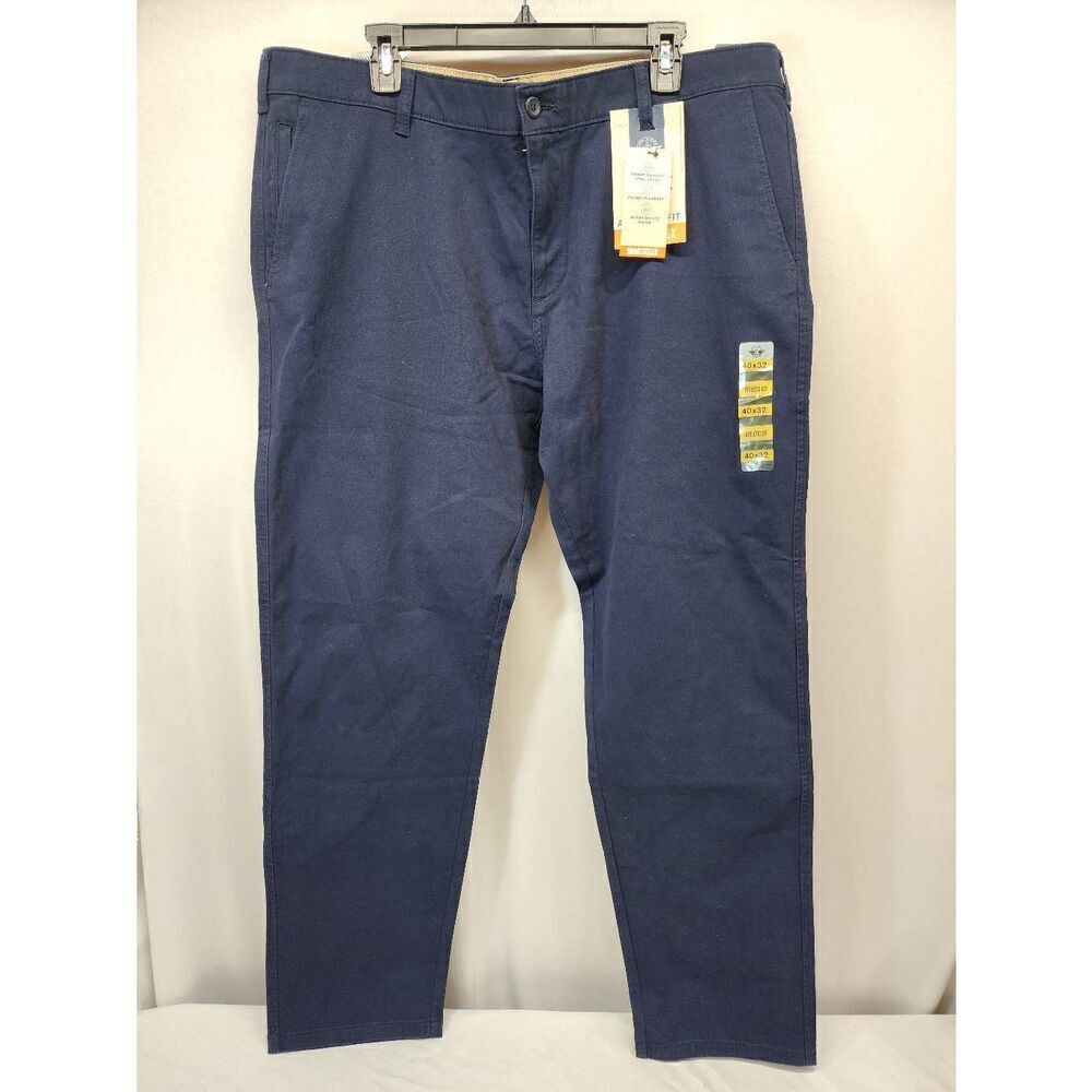 Dockers Men's Size 40x32 Navy Ultimate Chinos, Athletic Fit Stretch Straight Leg - Picture 3 of 15